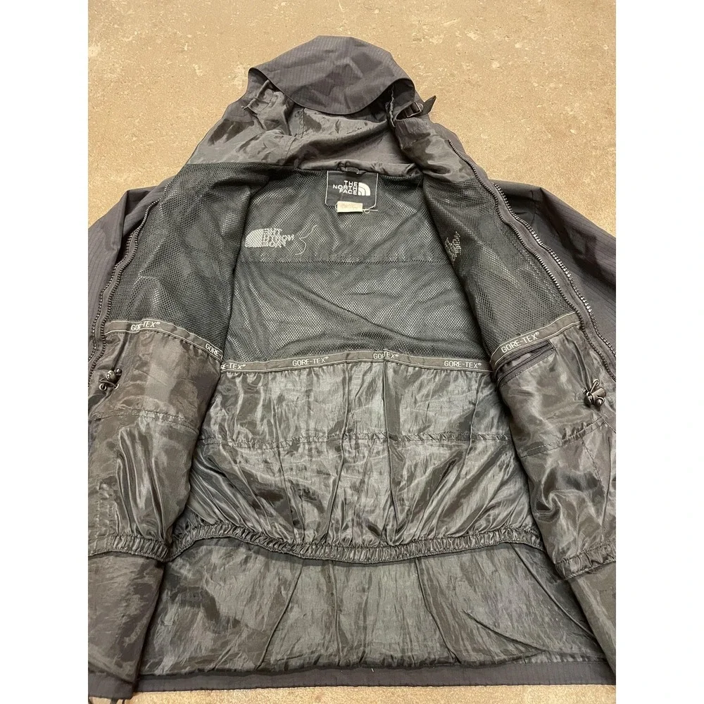 The North Face Jacket Mens Small Black GORE-TEX Mountain Hooded Waterproof Shell
